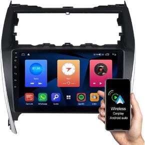 ASURE 9 inch Android Car Stereo Radio Upgrade for Toyota Camry XV40 2006-2011,4Core 2+32G Car in Dash GPS Navigation Unit with Wireless Carplay,Android Auto,1280x800 Touchscreen Mulitmedia Player