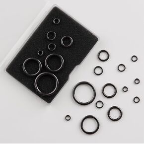 Fishing Rod Repair Kit,Fishing Pole Eyelet Ceramic Insert Eyes Repair with Supplies 26/52 Rings