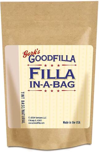 Wood Grain Filler & Putty Powder - Innovative Formula - Filla-in-A-Bag - Neutral - 12 oz by Goodfilla | Repairs, Finishes & Patches | Paintable, Stainable, Sandable & Quick Drying | Zero Waste in Saudi Arabia