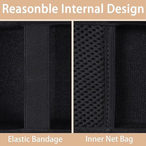 co2CREA Hard Case Compatible with AnkerWork M650 Wireless Lavalier Microphone, Black Case in Saudi Arabia