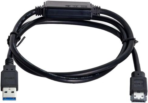 chenyang USB 3.0 to eSATA Cable for HDD/SSD/ODD 3.28FT/1.0M (One Way Transmission The USB Port Must be Connected to The Host) in Kuwait