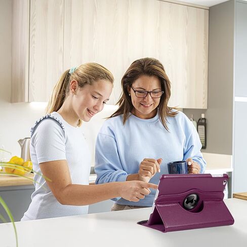 حافظة iPad Mini لجهاز iPad Mini 5 2019/Mini 4 2015 الجديد (الجيل الخامس/الرابع 7.9 بوصة) - حافظة حماية بحامل دوار 360 درجة مع تنبيه/غفو تلقائي (أخضر) in Kuwait