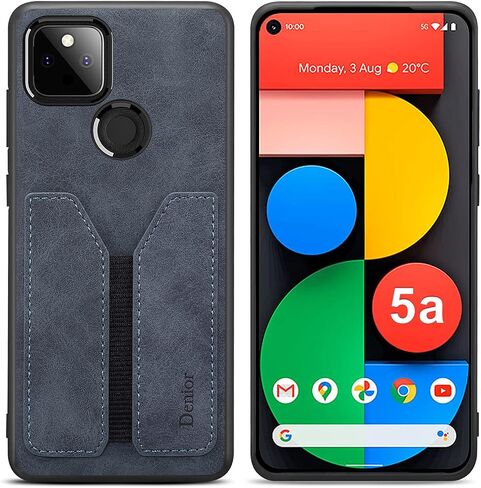 Kowauri Case for Google Pixel 5A 5G,PU Leather Wallet Case with Credit Card Slot Holder Ultra Slim Protector Case for Google Pixel 5A 5G 2021 (Brown) in Saudi Arabia