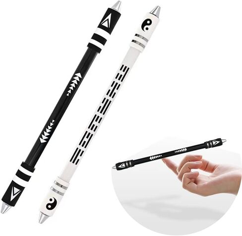 2 Pack Fidget Pens, Spin Pen, Spinning Pen, Pen Spinning Pen, Cool Stuff, Cool Pen, Pen Turning is a Cool Thing (No Pen Refill, Can't Write) in Saudi Arabia