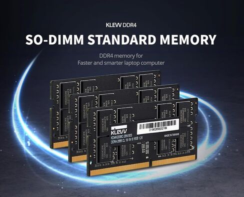 KLEVV DDR4 8GB (1x8GB) 3200MHz CL22 1.2V SODIMM Laptop Ram Memory SK Hynix Chip (KD48GS880-32N220A) in Saudi Arabia