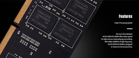 KLEVV DDR4 8GB (1x8GB) 3200MHz CL22 1.2V SODIMM Laptop Ram Memory SK Hynix Chip (KD48GS880-32N220A) in Saudi Arabia