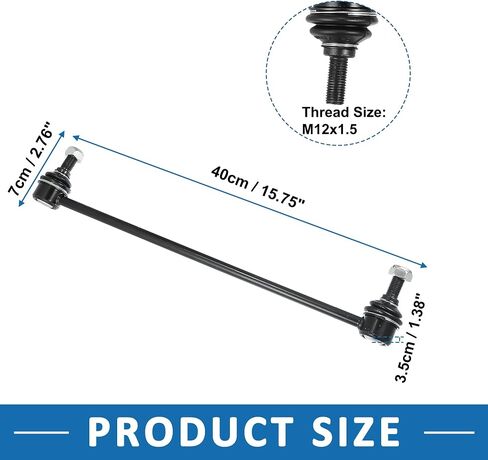 Front Sway Bar Links 4882052030 4882052040 Stabilizer End Link Suspension Kit for Toyota Yaris 2007-2018 Black(Set of 2) in Saudi Arabia
