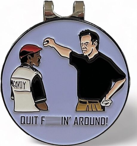Premium Unique Enamel Magnetic Golf Ball Marker and Hat Clip with Iconic Tin-Cup Movie Inspired Design - Golf Course Essential Funny Great Golf Gift Accessories and Ideas for Men and Women in Saudi Arabia