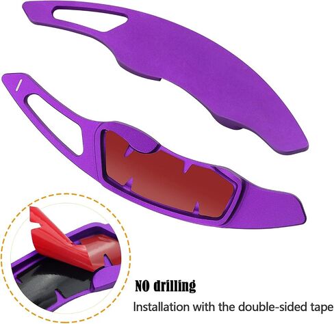 For Subaru Accessories Shift Paddles Cover Extension Steering Wheel Shifter Extended Trim For Compatible with Subaru Forester Outback XV BRZ WRX Impreza Crosstrek Legacy Aluminum Decor 2PCS) (Black) in Saudi Arabia