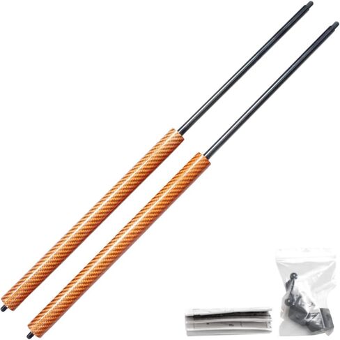 Hood Struts for Toyota Tacoma N220/N240/N250/N260/N270 2005-2015 No-Drill Bonnet Lift Supports Gas Dampers Springs Full Kit 2-Year , Black in Saudi Arabia