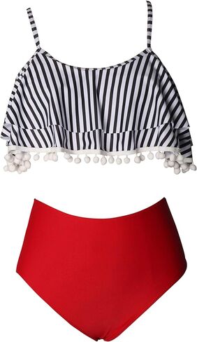 Uhnice Women’s Swimsuit Two Pieces Bathing Suits High Waisted Bikini Set in Saudi Arabia