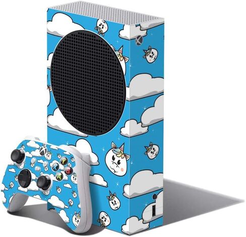 MightySkins Skin Compatible with Xbox Series S Bundle - 90s Fun | Protective, Durable, and Unique Vinyl Decal wrap Cover | Easy to Apply, Remove, and Change Styles | Made in The USA in Saudi Arabia