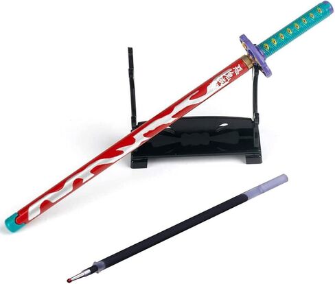 قلم توقيع مقاس 20 سم/ 8 بوصة مع عبوة قلم حبر جاف ورف هو أفضل هدية للحفلات، ورف الكتب القابل للتجميع (أسود) in Kuwait