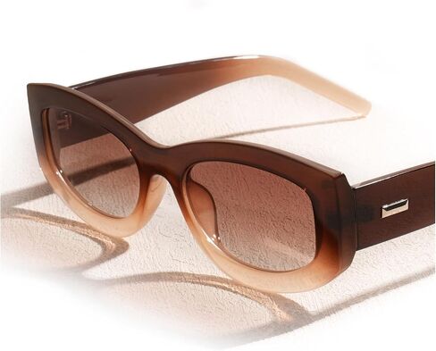 FURTALK Retro Polarized Sunglasses for Women Rectangular Cateye Classic UV400 Protection FT2314 in Saudi Arabia