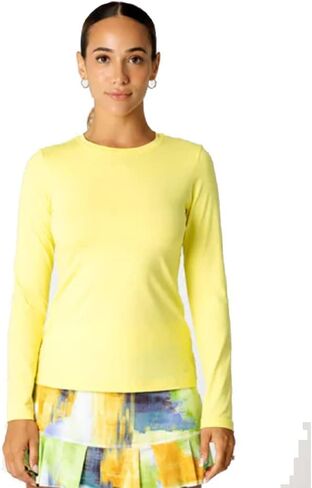 SOFIBELLA UV Colors Womens Long Sleeve Tennis Shirt in Saudi Arabia