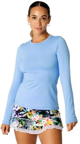 SOFIBELLA UV Colors Womens Long Sleeve Tennis Shirt in Saudi Arabia