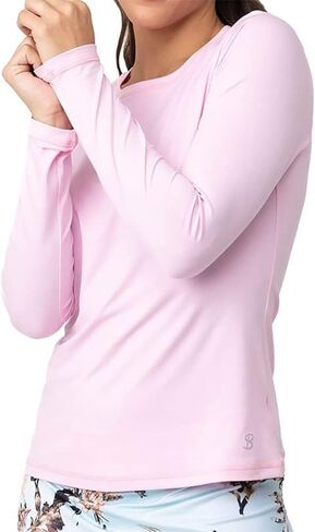 SOFIBELLA UV Colors Womens Long Sleeve Tennis Shirt in Saudi Arabia