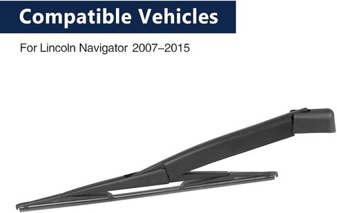 X AUTOHAUX Car Rear Windshield Wiper Blade Arm Set for Lincoln Navigator 2007-2015 16 Inch in Saudi Arabia