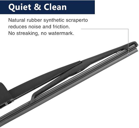 X AUTOHAUX Car Rear Windshield Wiper Blade Arm Set for Lincoln Navigator 2007-2015 16 Inch in Saudi Arabia
