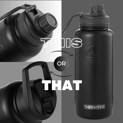 32 Oz Water Bottle With Straw - 1 Liter Stainless Steel Water Bottle With Wide Mouth Opening | Comes W/Sports Water Bottle Holder With Strap (32 OZ Sleeve) - Yellow in Saudi Arabia