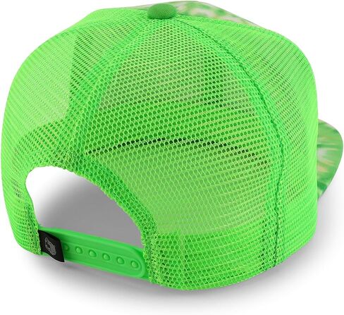 Trendy Apparel Shop Tie Dye Printed Mesh Back Flat Bill Snapback Cap in Saudi Arabia