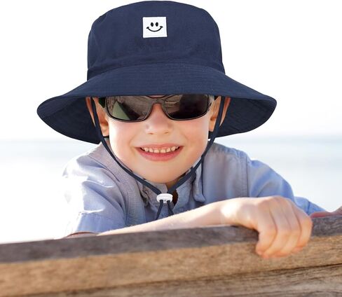 Baby Toddler Sun Hat,Kids Summer UPF 50+ Foldable Beach Bucket Hat for Boys Girls Children in Saudi Arabia