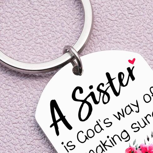 هدايا للأصدقاء الذين يذهبون بعيدًا عن سلسلة مفاتيح Soul Sister للنساء، هدايا الأخت من الأخت، هدايا عيد الميلاد الخاصة لعيد الميلاد لأخوات الروح الكبيرة المتوسطة ليل in Kuwait