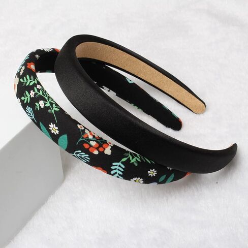 6PCS Different Designs Headbands for Women Gold Metal Hairband,Cute Pearl Headbands for Girls,Twisted Head Band,Black Solid Headbands Set… in Saudi Arabia