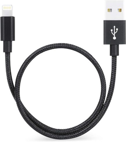 IFLASH Nylon Braided Charge/Data Cable, 1FT Short Charging and Sync Cable for Apple iPhone Xs MAX/XS/XR/X / 8 Plus / 7 Plus 6S 6 Plus 5S SE 2019 2018 in Saudi Arabia