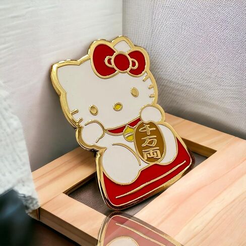 Lucky Cat Pins lucky cat enamel pin Good Luck Cat Pin Japanese Cat enamel Pins lucky cat decal lucky cat brooch lucky cat decor hard enamel in Saudi Arabia