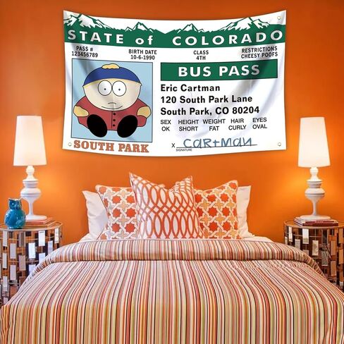 لافتة علم حافلة كارتمان مقاس 3 × 5 أقدام لديكور غرفة الكهف المنزلي in Kuwait