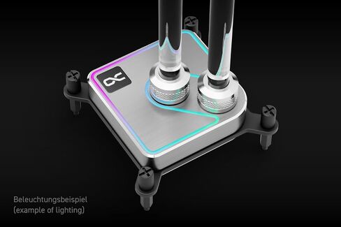 Alphacool Core 1 Aurora CPU Water Block with Thermal Grizzly KryoSheet (38x38mm) for Intel LGA 1700 CPU Bundle, Silver in Saudi Arabia