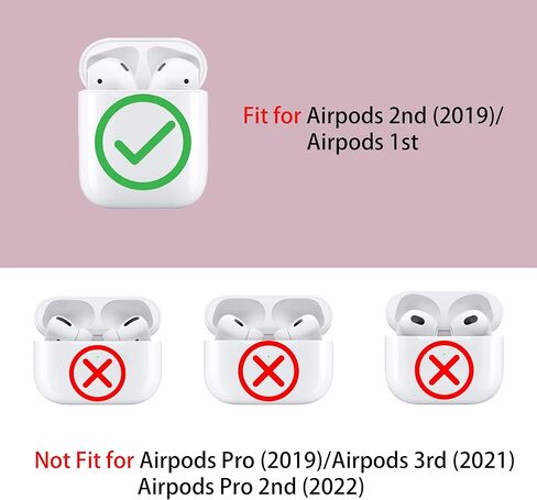 【2 Pack】 TYOROY Cute Cat Claw Case for Airpod 2/1 Case,3D Cute Cartoon Soft Airpods Case,Kids Teens Boys Girls Women Lovely Cat Claw with Keychain Kits for Airpod 1&2 Case in Kuwait