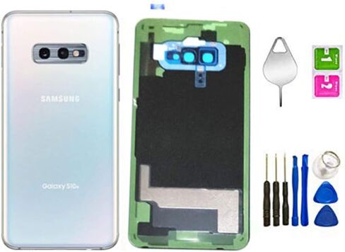 Replacement Back Glass Cover Waterproof Assembly Back Door/Installed Camera Lens and Frame for Samsung Galaxy S10e OEM 5.8" G970U G970W G970F G970U1 G970F/DS G9700 + with Tools (Flamingo Pink) in Saudi Arabia