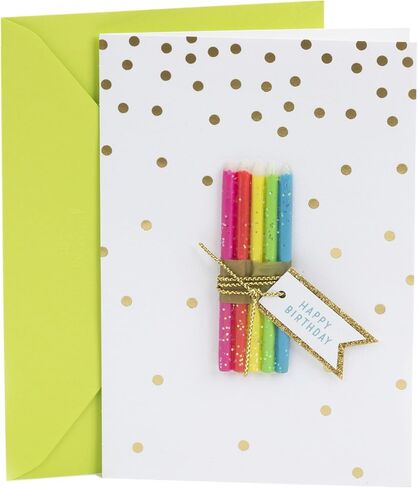 Hallmark Signature Birthday Card (Candle Bundle) in Saudi Arabia