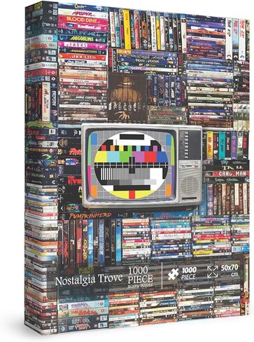 لغز مجمعة لفيلم الرعب 1000 قطعة، ألغاز DVD كلاسيكية للبالغين، حالات DVD كلاسيكية لغز الوقت كهدية in Kuwait
