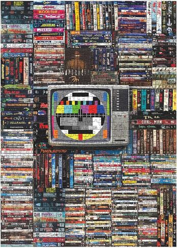 لغز مجمعة لفيلم الرعب 1000 قطعة، ألغاز DVD كلاسيكية للبالغين، حالات DVD كلاسيكية لغز الوقت كهدية in Kuwait