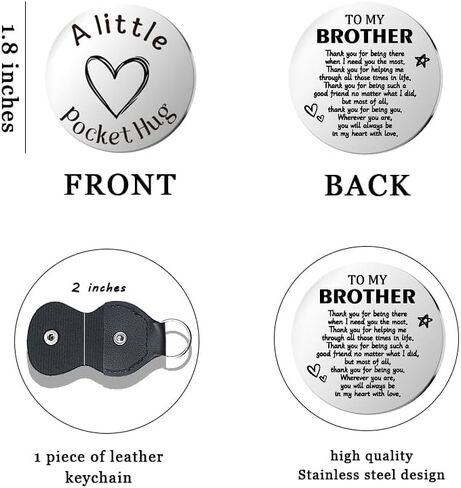 Pocket Hug Token for Women Men Him Birthday Inspirational Gifts for Daughter Friend Long Distance Gifts for Wife Mom in Kuwait