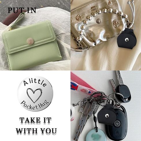 Pocket Hug Token for Women Men Him Birthday Inspirational Gifts for Daughter Friend Long Distance Gifts for Wife Mom in Kuwait