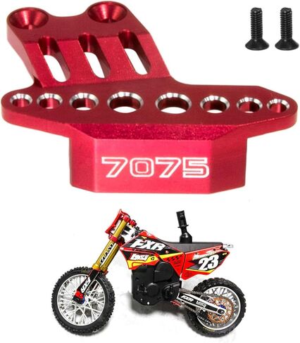 أجزاء مطورة من الألومنيوم 7075 واقي حماية لسلسلة LOSI 1/4 Pro Moto-MX للدراجات النارية RTR LOS06000T1، LOS06000T2، LOS06002-Silver in Kuwait