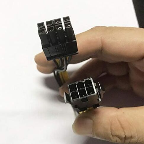 بطاقة الرسومات 8 دبوس إلى مزدوج 8 دبوس 8 + 2 دبوس كابل محول PCIE، 5 حزم 8 دبوس إلى 8 دبوس PCI-e Express Power GPU العناية بالفيديو، 9 بوصة / 23 سم (8 دبوس إلى 8 دبوس مزدوج)... in Kuwait