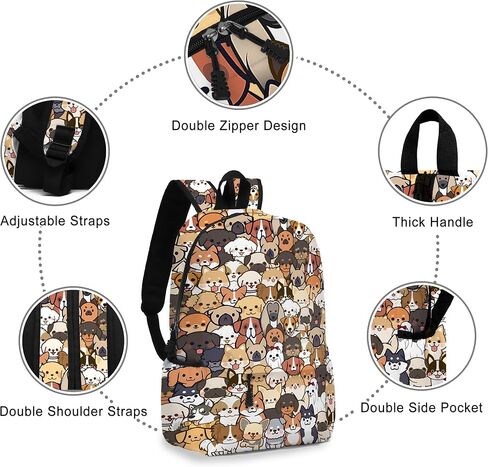 Cute Cat Backpack for Cat Lovers, 17 Inch Cat Laptop Backpack, Large Cat Bags for Travel Hiking Camping Day Pack in Saudi Arabia