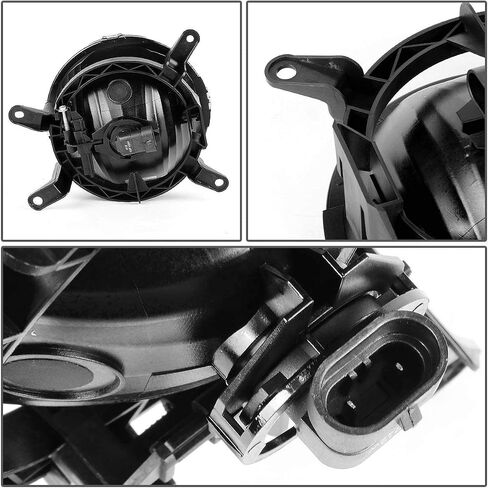 DNA MOTORING FL-NS026-CH Front Bumper Fog Light Driver & Passenger Side Enhance visibility [Compatible with 05-09 Ford Mustang] in Saudi Arabia