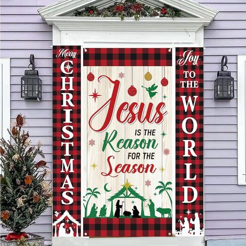 Christmas Snowman Door Cover Merry Christmas Background Banner Christmas Snowflake Background Cute Snowman Backdrop for Front Door Xmas Party Decor Supplies in Saudi Arabia