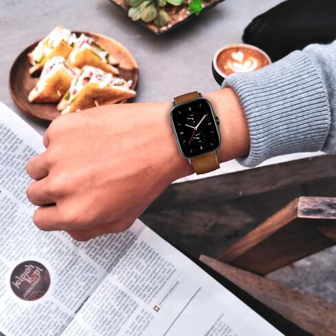 أساور Wanme لـ Amazfit GTS 4 / GTS 4 Mini / GTS 3 / GTS / GTS2 / GTS 2e / GTS 2 شريط صغير للنساء والرجال، حزام ساعة بديل جلدي سريع الإصدار 20 مم لـ Amazfit Bip 3 Pro / Bip 3 / Bip U Pro / Bip / بيب لايت / بيب إس / بيب إس لايت / بيب يو in Kuwait