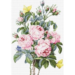 Luca-S Cross Stitch Kit Rose Bouquet II 29 x 20 cm