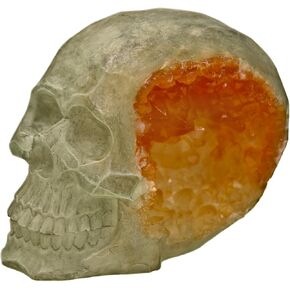 Blue Ribbon EE-1137 Skull Mountain Geode Stone Exotic Environments Aquarium Ornament