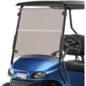 Windshield 2014+ Tinted for EZGO TXT Front Folding Style Golf Cart Part (5mm Thickness - Tinted)