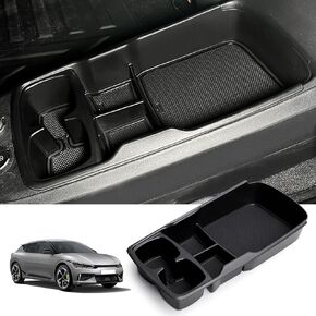 صينية تنظيم وحدة التحكم المركزية متوافقة مع Kia EV6 2022-2024، ملحقات داخلية لصندوق تخزين مسند الذراع السفلي، عبوة من قطعة واحدة in Kuwait