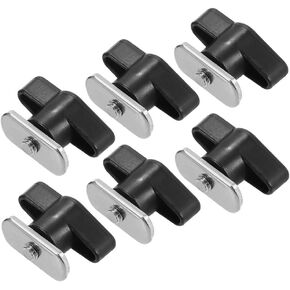 Lixada 6 Sets Kayak Screws Nuts Hardware for Rail Canoe Kayak Track Mounting System Fishing Boat Accessories
